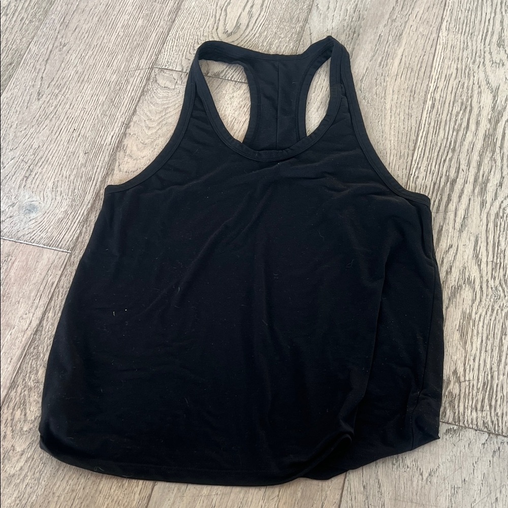 ALO Yoga Relaxed Black Tank Top